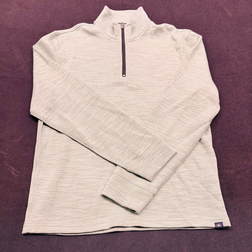 Faherty Quarter Zip Sample Sage Green Men's Medium NWOT